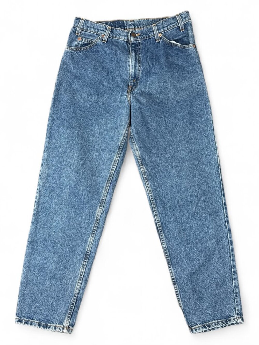 Levi's 550 Jeans W33 L30 Vintage USA Orange Tab Relaxed Fit Blue Denim